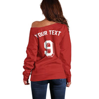 Custom Norway Football Off Shoulder Sweater Retro Style