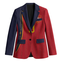 Custom Spain Football Blazer Sporty Style-Royal Vibe