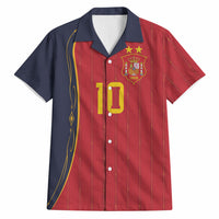 Custom Spain Football Hawaiian Shirt Sporty Style-Royal Vibe