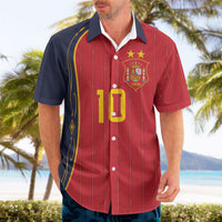 Custom Spain Football Hawaiian Shirt Sporty Style-Royal Vibe