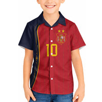 Custom Spain Football Hawaiian Shirt Sporty Style-Royal Vibe