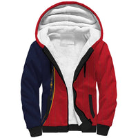 Custom Spain Football Sherpa Hoodie Sporty Style-Royal Vibe