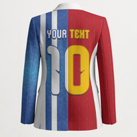 Custom Argentina and Spain Football Mashup Blazer Final 2026