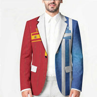 Custom Argentina and Spain Football Mashup Blazer Final 2026