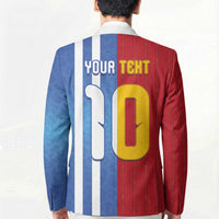 Custom Argentina and Spain Football Mashup Blazer Final 2026