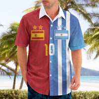 Custom Argentina and Spain Football Mashup Hawaiian Shirt Final 2026