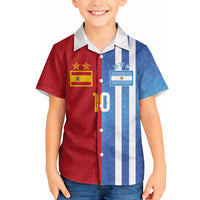 Custom Argentina and Spain Football Mashup Hawaiian Shirt Final 2026