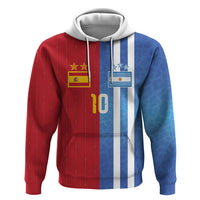 Custom Argentina and Spain Football Mashup Hoodie Final 2026
