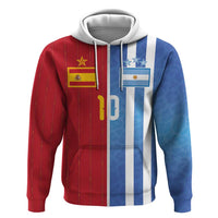 Custom Argentina and Spain Football Mashup Hoodie Final 2026