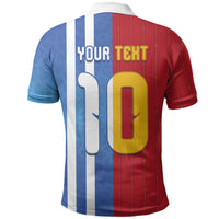 Custom Argentina and Spain Football Mashup Polo Shirt Final 2026