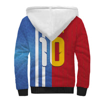 Custom Argentina and Spain Football Mashup Sherpa Hoodie Final 2026