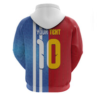 Custom Argentina and Spain Football Mashup Zip Hoodie Final 2026