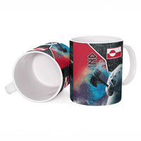 Greenland Ceramic Mug Polar Bear Warrior Fight for Kalaallit Nunaat