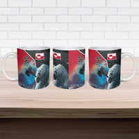 Greenland Ceramic Mug Polar Bear Warrior Fight for Kalaallit Nunaat