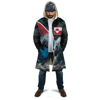 Personalized Greenland Cloak Polar Bear Warrior Fight for Kalaallit Nunaat
