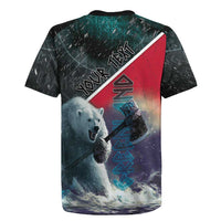 Personalized Greenland Rugby Jersey Polar Bear Warrior Fight for Kalaallit Nunaat