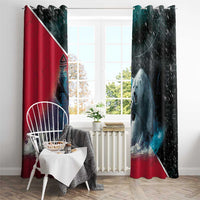Greenland Window Curtain Polar Bear Warrior Fight for Kalaallit Nunaat