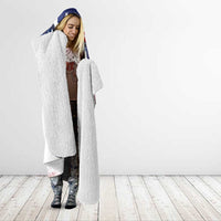 Philippine-American Friendship Hooded Blanket USA Eagle and Philippines Flag with The Maps