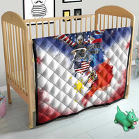 Philippine-American Friendship Quilt USA Eagle and Philippines Flag with The Maps