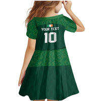 Custom Ireland Rugby Go Shamrocks Family Matching Mermaid Dress and Hawaiian Shirt - Wonder Print Shop