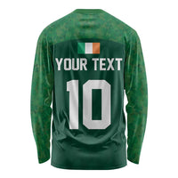 Custom Ireland Rugby Go Shamrocks Long Sleeve Shirt - Wonder Print Shop