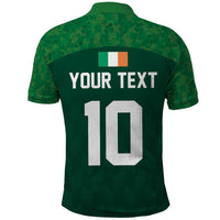 Custom Ireland Rugby Go Shamrocks Polo Shirt - Wonder Print Shop