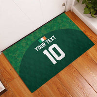 Custom Ireland Rugby Go Shamrocks Rubber Doormat - Wonder Print Shop