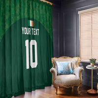 Custom Ireland Rugby Go Shamrocks Window Curtain - Wonder Print Shop