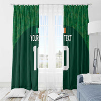 Custom Ireland Rugby Go Shamrocks Window Curtain - Wonder Print Shop