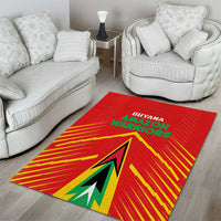 Guyana Cricket Amazon Warriors Area Rug Green Red Gold Glory - Wonder Print Shop