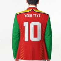 Custom Guyana Cricket Amazon Warriors Blazer Green Red Gold Glory - Wonder Print Shop