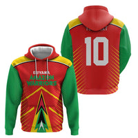 Custom Guyana Cricket Amazon Warriors Hoodie Green Red Gold Glory - Wonder Print Shop