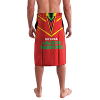 Custom Guyana Cricket Amazon Warriors Lavalava Green Red Gold Glory - Wonder Print Shop