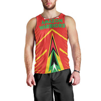 Custom Guyana Cricket Amazon Warriors Men Tank Top Green Red Gold Glory - Wonder Print Shop
