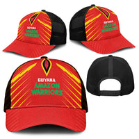 Guyana Cricket Amazon Warriors Mesh Trucker Cap Green Red Gold Glory - Wonder Print Shop