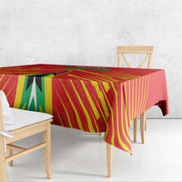 Guyana Cricket Amazon Warriors Tablecloth Green Red Gold Glory - Wonder Print Shop