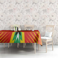 Guyana Cricket Amazon Warriors Tablecloth Green Red Gold Glory - Wonder Print Shop