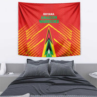 Guyana Cricket Amazon Warriors Tapestry Green Red Gold Glory - Wonder Print Shop