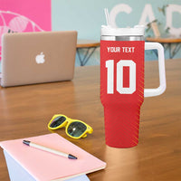 Custom Guyana Cricket Amazon Warriors Tumbler With Handle Green Red Gold Glory - Wonder Print Shop