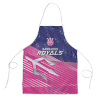 Barbados Cricket Royals Apron Sporty Style with Trident Symbol - Wonder Print Shop