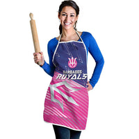 Barbados Cricket Royals Apron Sporty Style with Trident Symbol - Wonder Print Shop