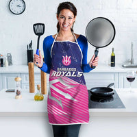 Barbados Cricket Royals Apron Sporty Style with Trident Symbol - Wonder Print Shop