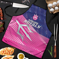 Barbados Cricket Royals Apron Sporty Style with Trident Symbol - Wonder Print Shop