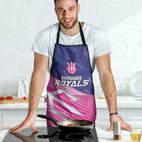 Barbados Cricket Royals Apron Sporty Style with Trident Symbol - Wonder Print Shop