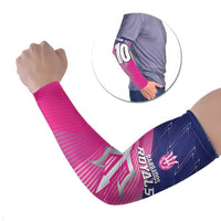 Barbados Cricket Royals Arm Sleeves Sporty Style with Trident Symbol - Wonder Print Shop