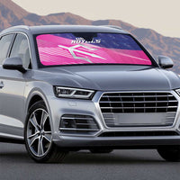 Barbados Cricket Royals Auto Sun Shade Sporty Style with Trident Symbol - Wonder Print Shop