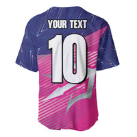 Custom Barbados Cricket Royals Baseball Jersey Sporty Style with Trident Symbol - Wonder Print Shop