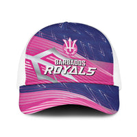 Barbados Cricket Royals Baseball Net Cap Sporty Style with Trident Symbol - Wonder Print Shop