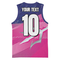 Custom Barbados Cricket Royals Basketball Jersey Sporty Style with Trident Symbol - Wonder Print Shop