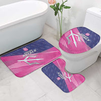 Barbados Cricket Royals Bathroom Set Sporty Style with Trident Symbol - Wonder Print Shop